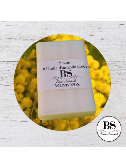 MIMOSA SAVON PARFUMÉ ARTISANAL 120 GRS - BOUGIES SENTEURS GRASSE