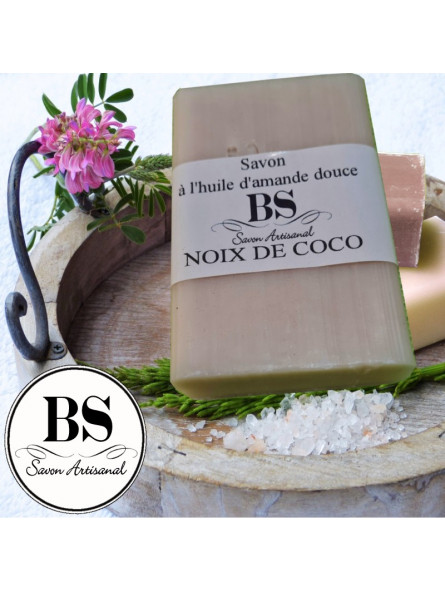 NOIX DE COCO SAVON PARFUMÉ ARTISANAL 120 GRS